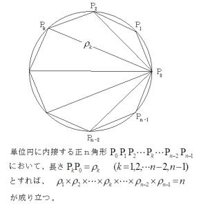 正ｎ多角形の定理